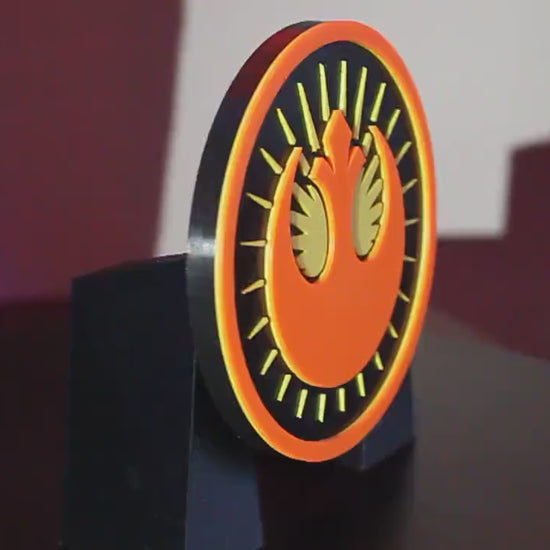 New Jedi Order Emblem 3D printed Logo Art