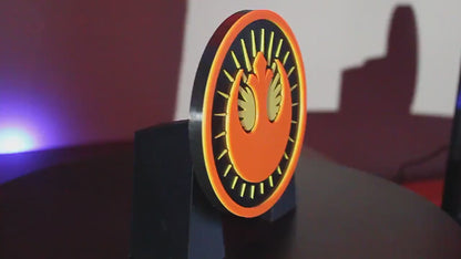 New Jedi Order Emblem 3D printed Logo Art