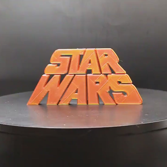 Star Wars 3D printed Logo Art