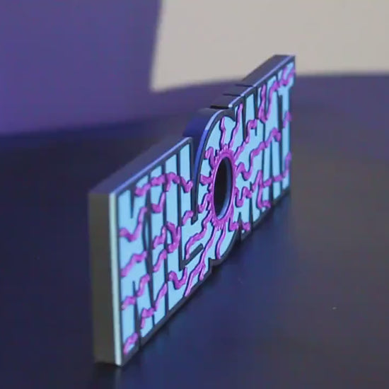 Killowat 3D printed Comic Logo Art