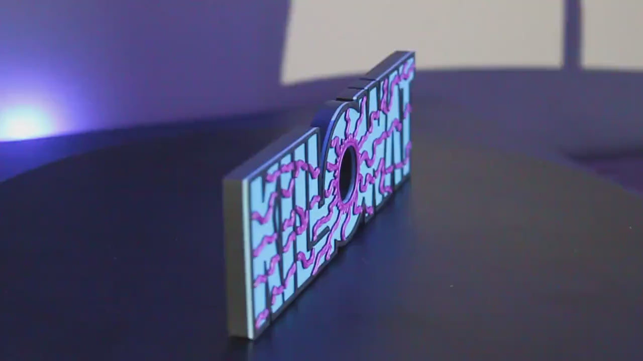 Killowat 3D printed Comic Logo Art