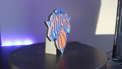 New York Knicks 3D printed Logo Sign Wall Desk Shelf Art