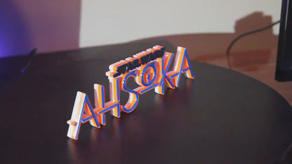 Ahsoka 3D printed Logo Art