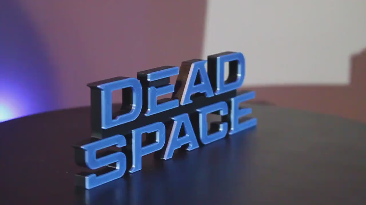 Dead Space 3D printed Logo Art