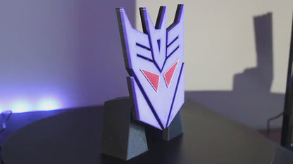 Transformers, Decepticons 3D Printed Logo