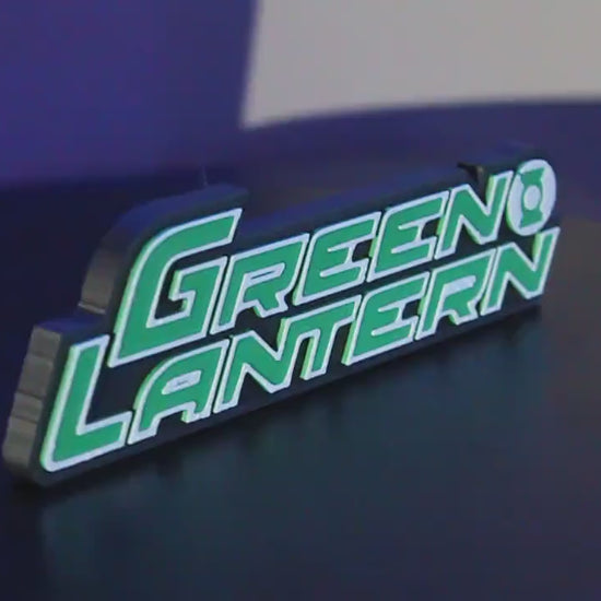 Green Lantern 3D printed Comic Logo Art