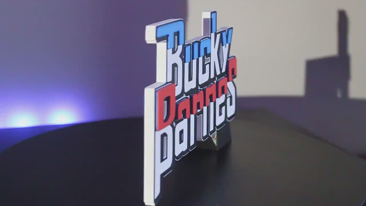 Bucky Barnes 3D printed Comic Logo Art