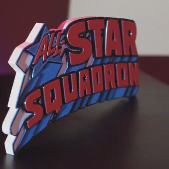 All Star Squadron 3D printed Comic Logo Art