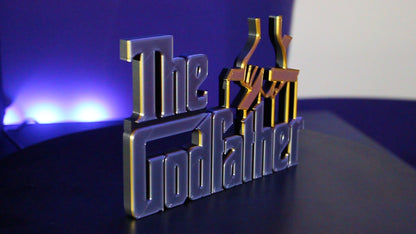 The Godfather Movie 3D printed Logo Sign Wall Desk Shelf Art