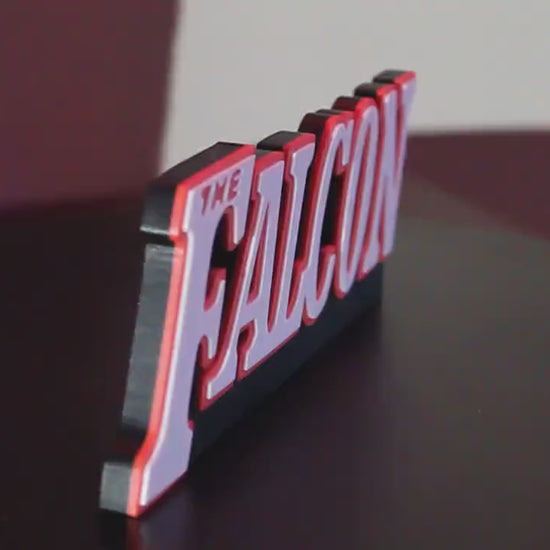 Falcon 3D printed Comic Logo Art