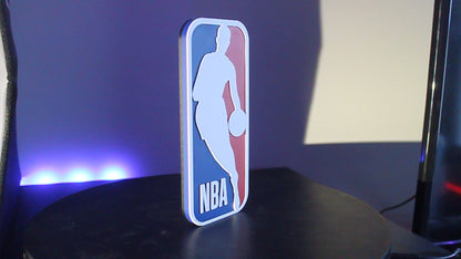 NBA 3D printed Logo Sign Wall Desk Shelf Art