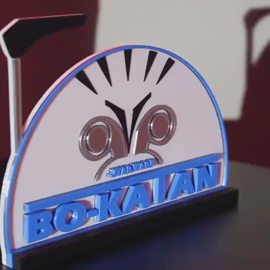 Bo-Katan 3D printed Logo Art