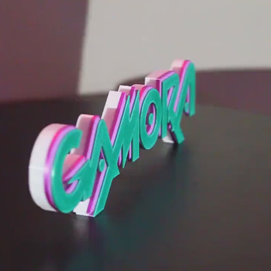 Gamora 3D Printed Logo Art