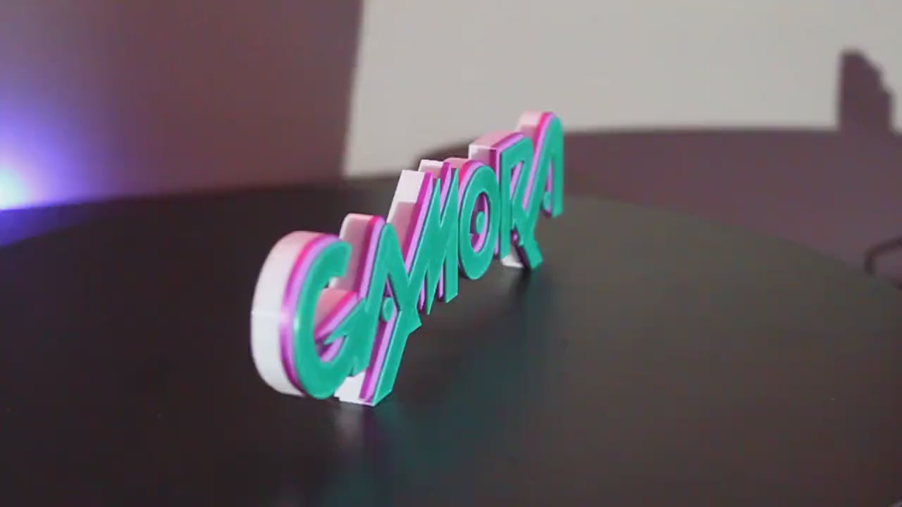 Gamora 3D Printed Logo Art