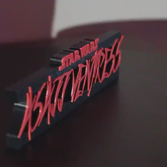 Asajj Ventress 3D printed Logo Art