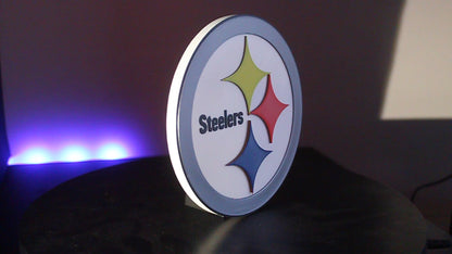Pittsburgh Steelers, NFL 3D printed Logo, Sign, Wall, Desk, Fridge, Shelf Art