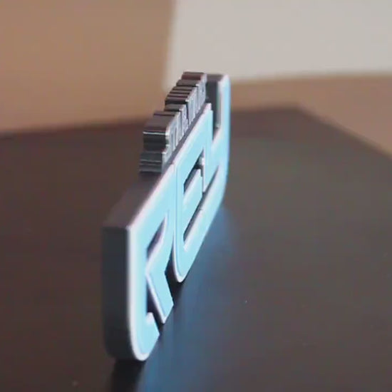 Rey Skywalker 3D printed Comic Logo Art