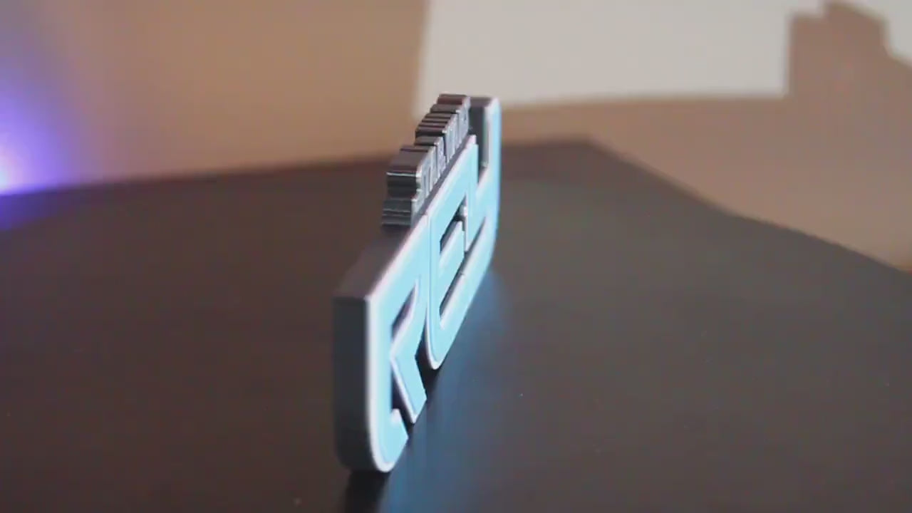 Rey Skywalker 3D printed Comic Logo Art