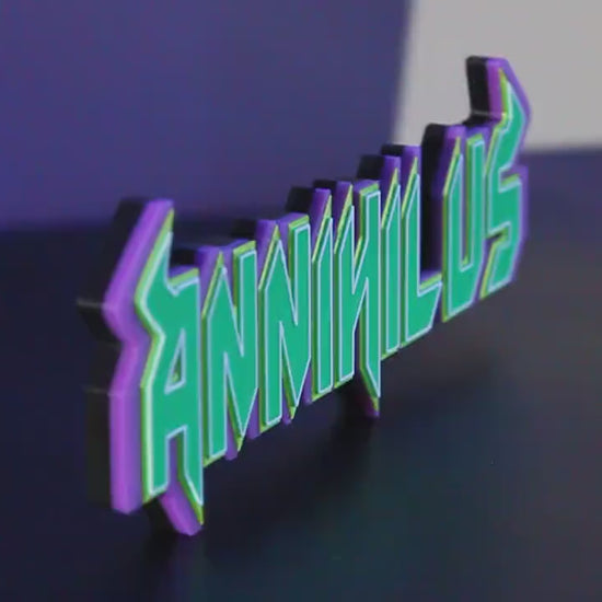 Annihilus 3D printed Comic Logo Art