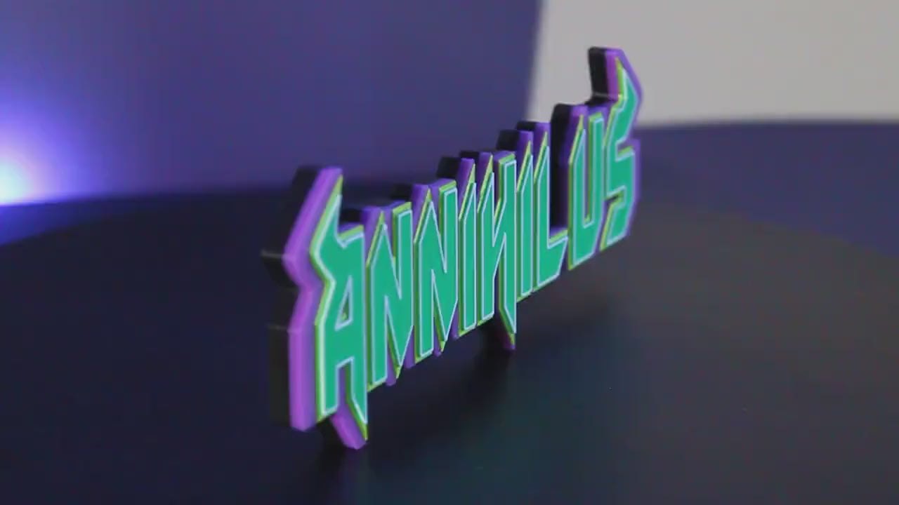 Annihilus 3D printed Comic Logo Art