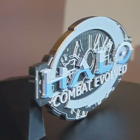 Halo Combat Evolved 3D printed Logo Art