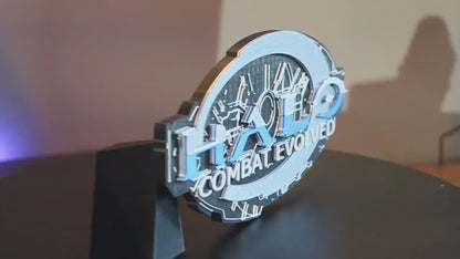 Halo Combat Evolved 3D printed Logo Art