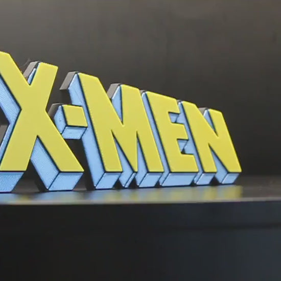 X-Men 3D printed Comic Logo Art