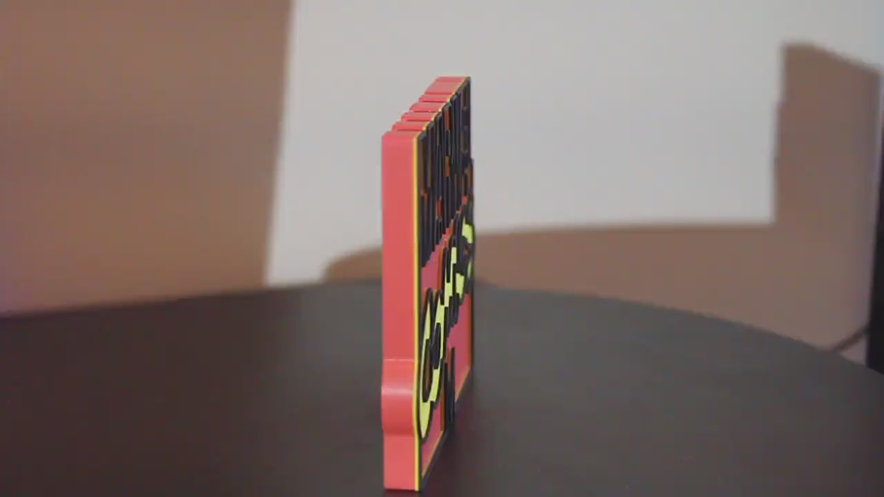 Marvel Comics 3D printed Comic Logo Art