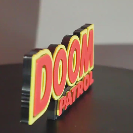 Doom Patrol 3D printed Comic Logo Art