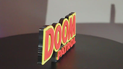 Doom Patrol 3D printed Comic Logo Art