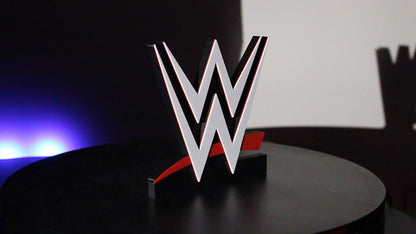 WWE, World Wrestling Entertainment 3D printed Logo Sign Wall Desk Shelf Art