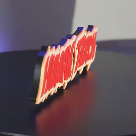 Human Torch 3D printed Comic Logo Art