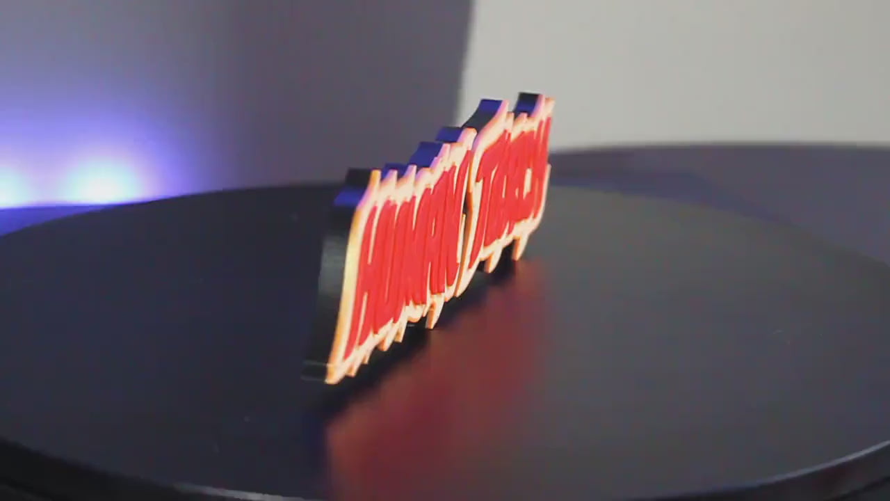 Human Torch 3D printed Comic Logo Art