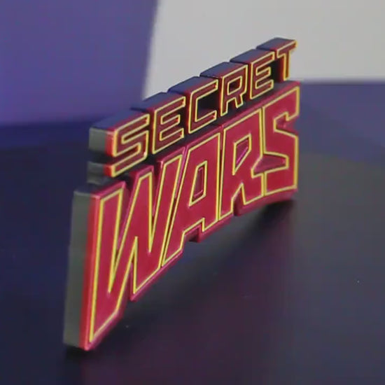 Secret Wars 3D printed Comic Logo Art