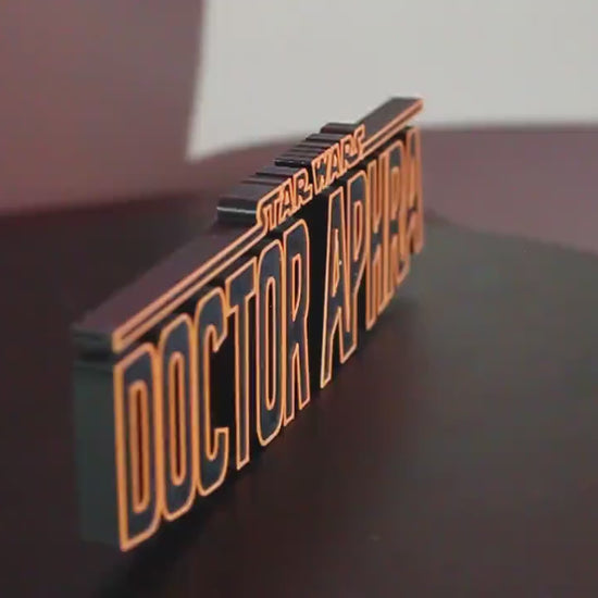 Doctor Aphra 3D printed Logo Art