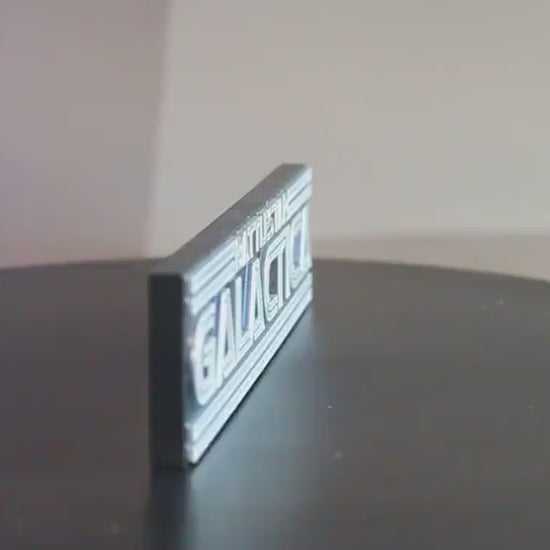 Battlestar Galactica 3D Printed Logo Art