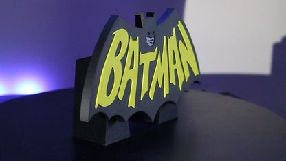 Batman 3D printed Logo Sign Wall Desk Shelf Art