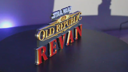 Revan, Knights of the old republic, Star Wars 3D printed Logo Art