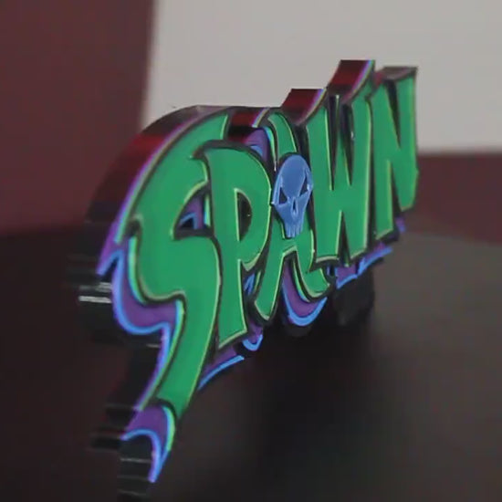 Spawn 3D printed Logo Art