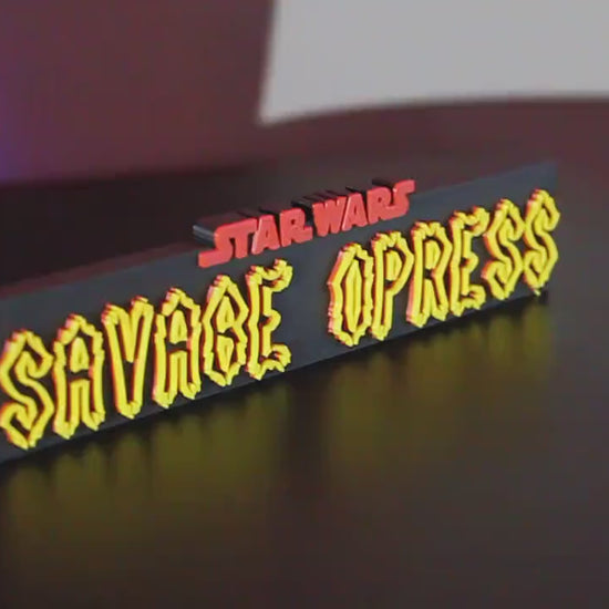 Savage Opress 3D printed Logo Art