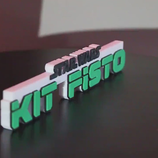 Kit Fisto 3D printed Comic Logo Art