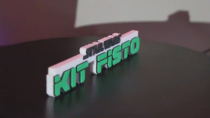 Kit Fisto 3D printed Comic Logo Art