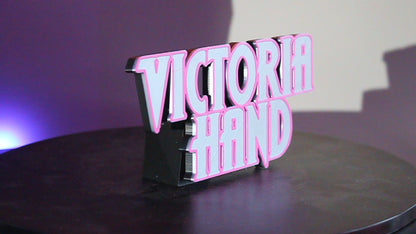 Victoria Hand 3D printed Logo Sign Wall Desk Shelf Art