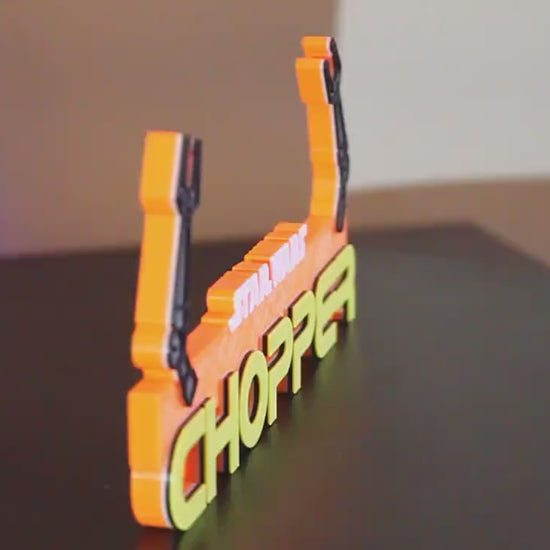 Chopper 3D printed Logo Art