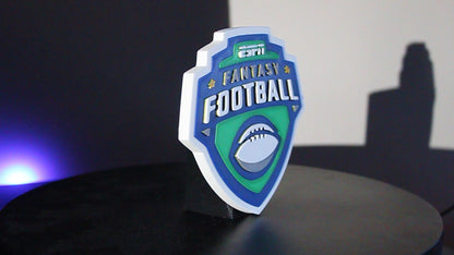 ESPN Fantasy Football 3D printed Logo Sign Wall Desk Shelf Art