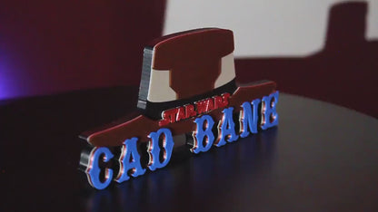 Cad Bane 3D printed Logo Art