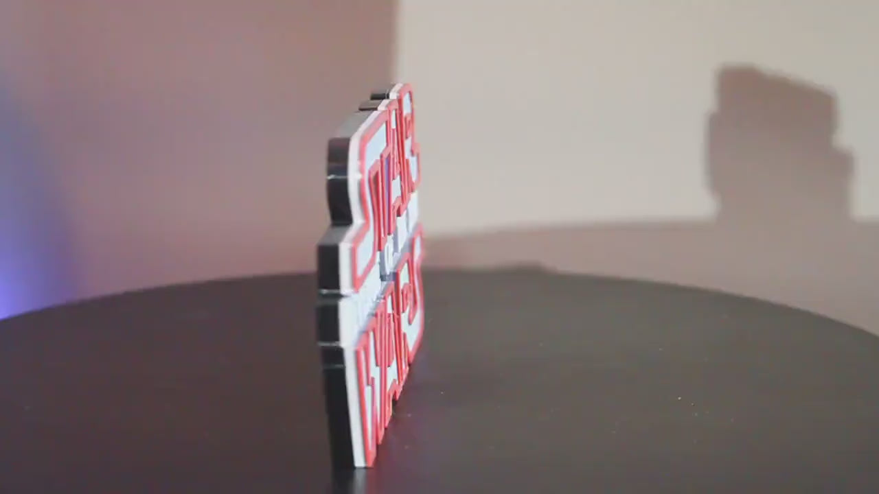 Star Wars Revenge of the Sith 3D printed Logo Art