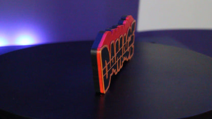 Damage 3D printed Logo Sign Wall Desk Shelf Art