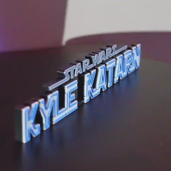 Kyle Katarn 3D printed Logo Art