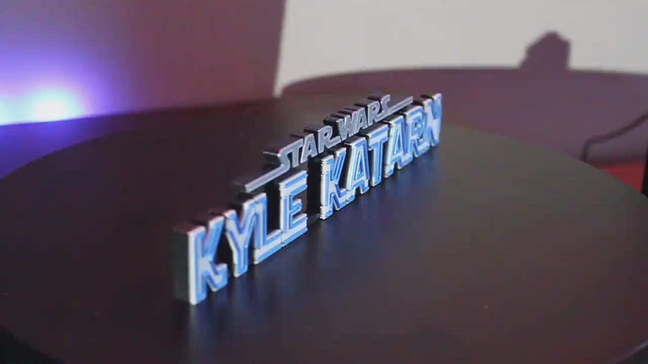 Kyle Katarn 3D printed Logo Art